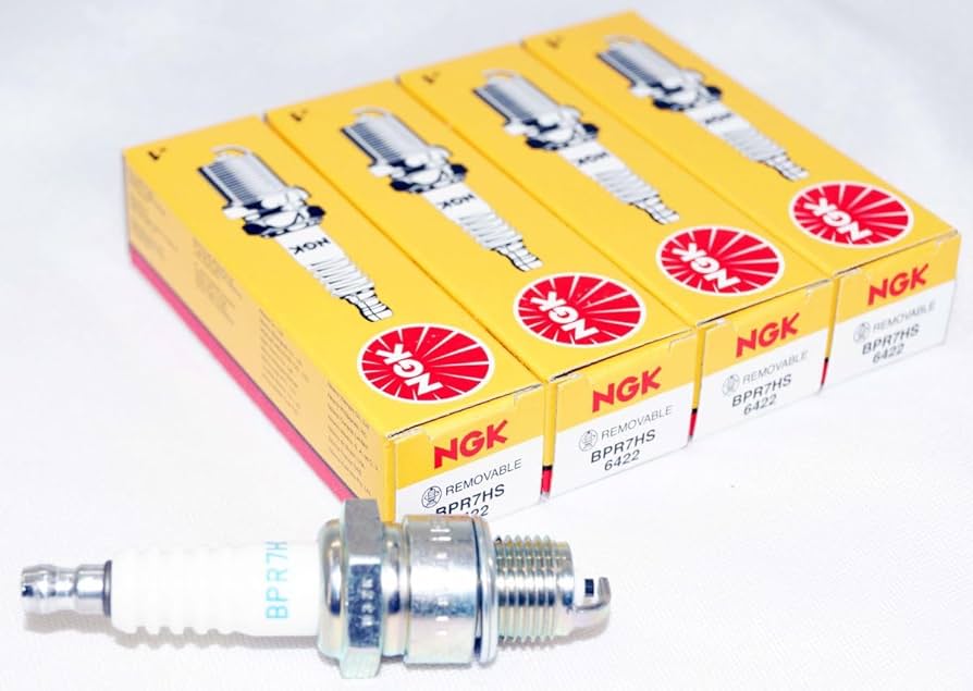４BOX Amazon.com: 4x NGK BPR7HS Spark Plugs (6422) (NGK6422X4